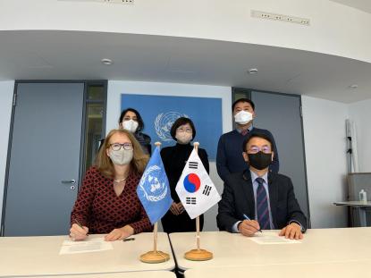 UNU-FLORES and K-eco MoU signing
