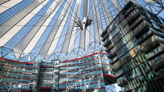 Sony center dome, Potsdamer platz, Berlin