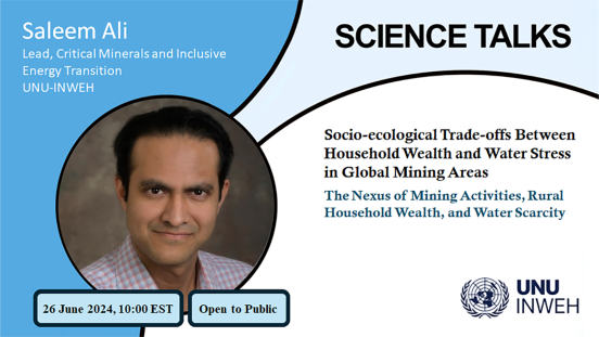 Science Talk: Saleem Ali